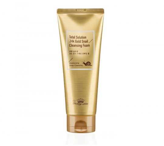 Sửa rửa mặt Total Solution 24K Gold Snail Cleansing Foam